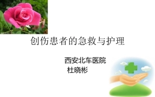 创伤现场急救与护理-幻灯片1