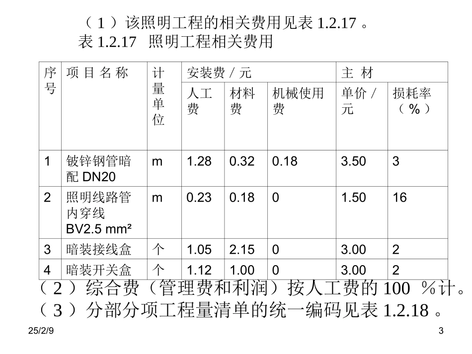 电气工程预算实例图文解析_第3页