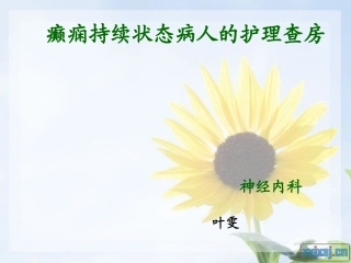 癫痫的护理查房
