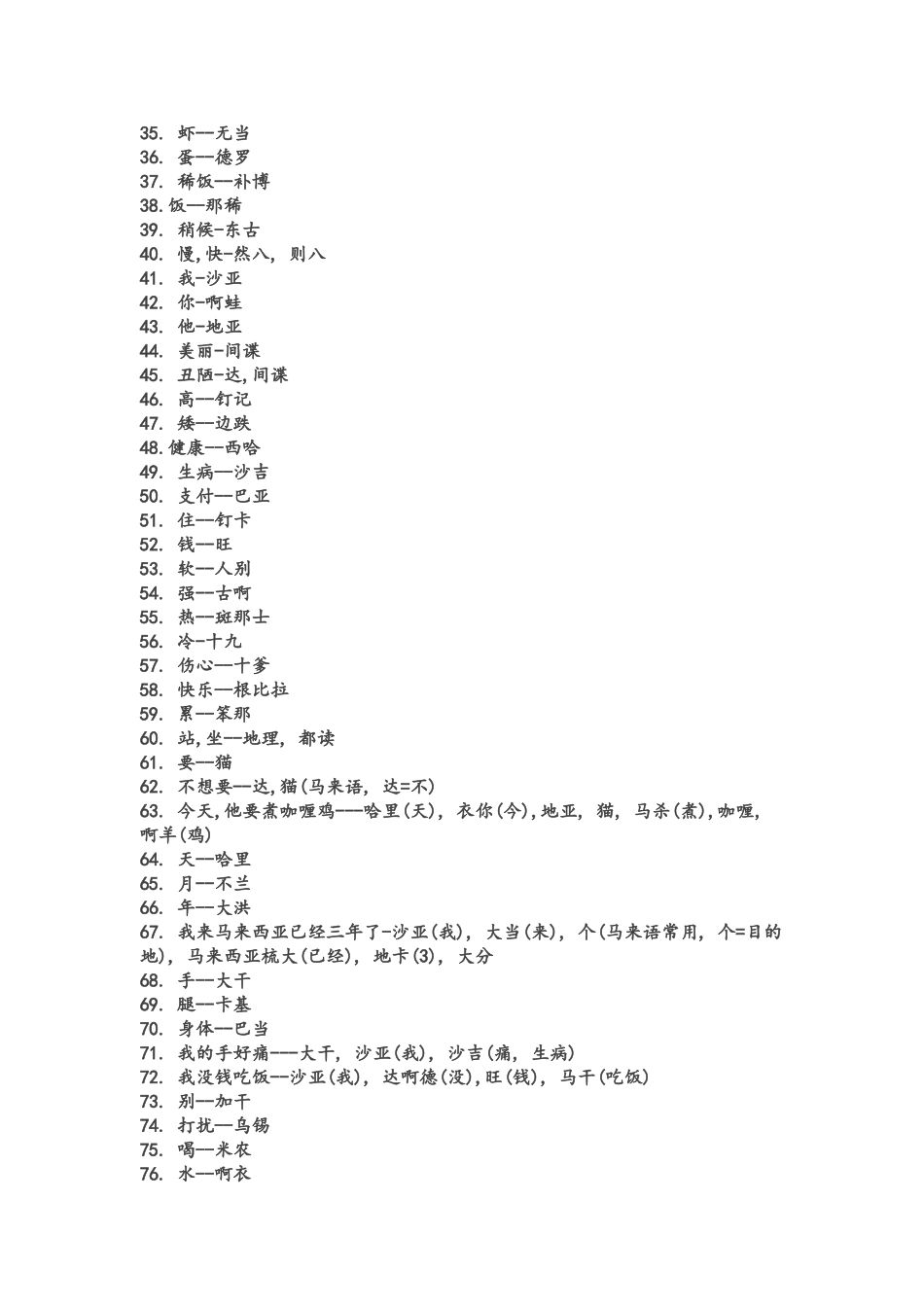 到大马,就靠这100句马来语_第2页