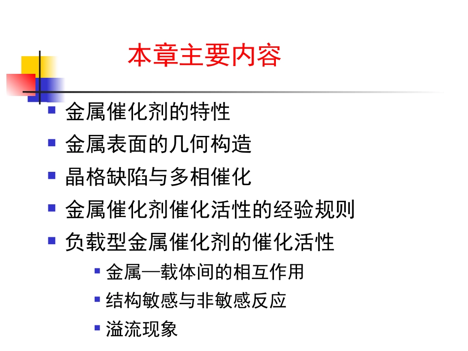 第4章_金属催化剂及其催化作用_第2页