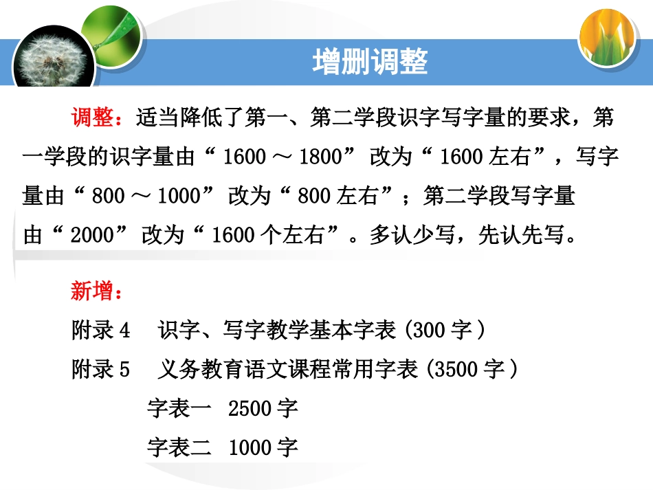 低段课标解读 识字与写字_第3页
