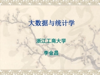 大数据与统计学