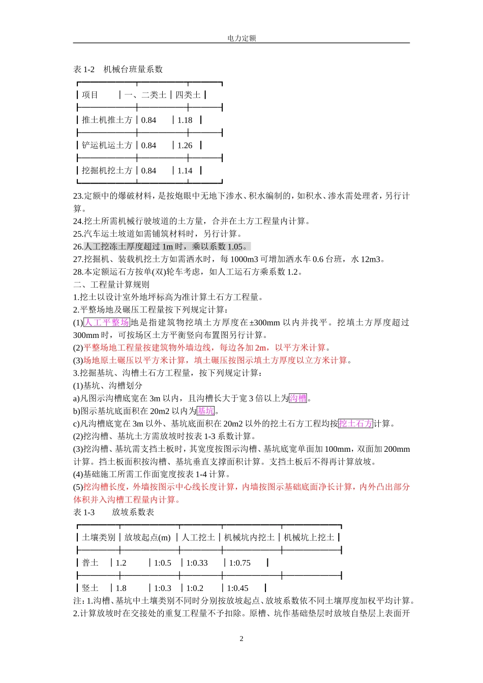 电力定额计算规则_第2页