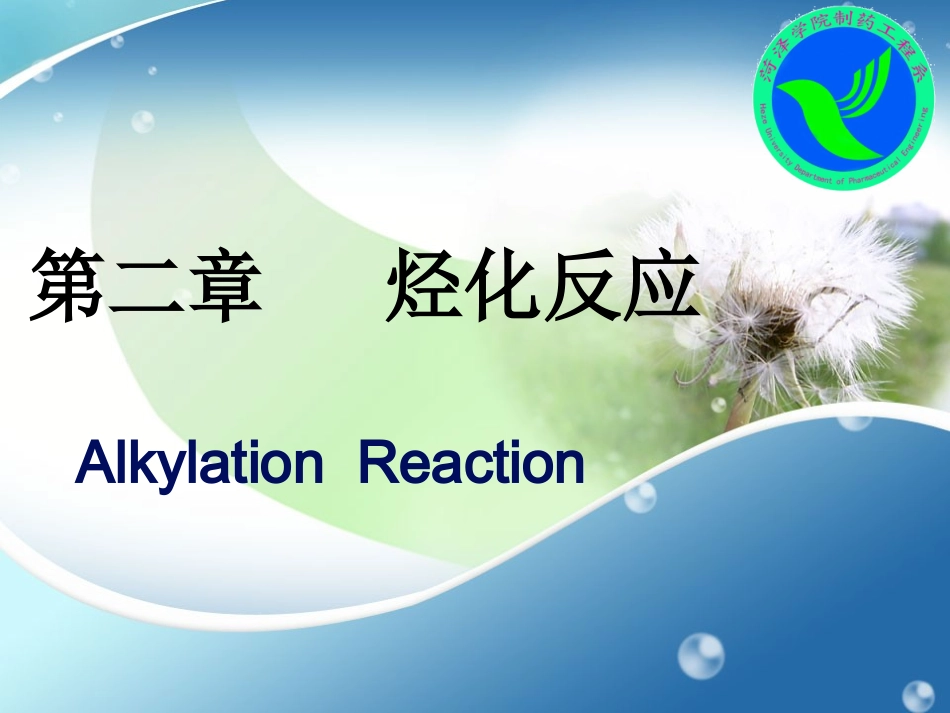 第二章 烃化反应_第1页