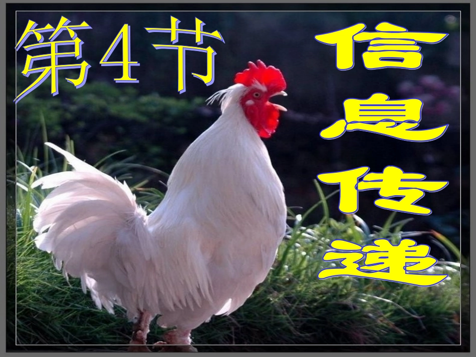 第四节 生态系统的信息传递_第1页