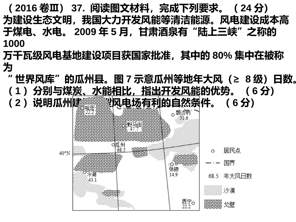 地理能源高考题_第1页