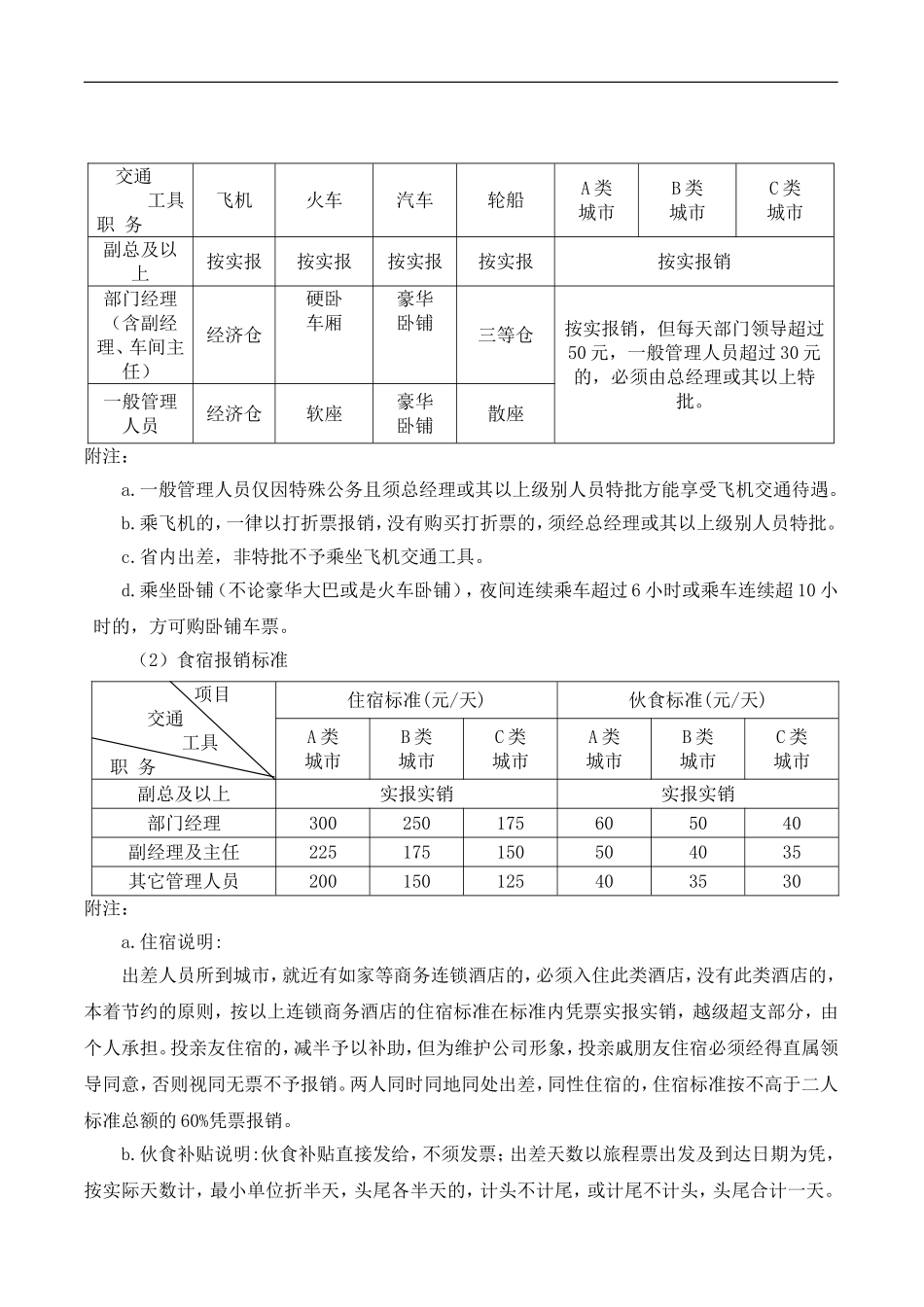 差旅费报销制度_第2页