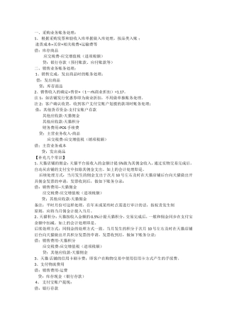 电商财务会计处理