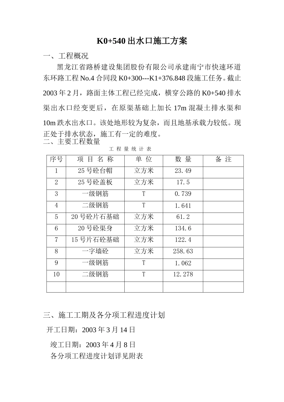 出水口施工工艺_第1页