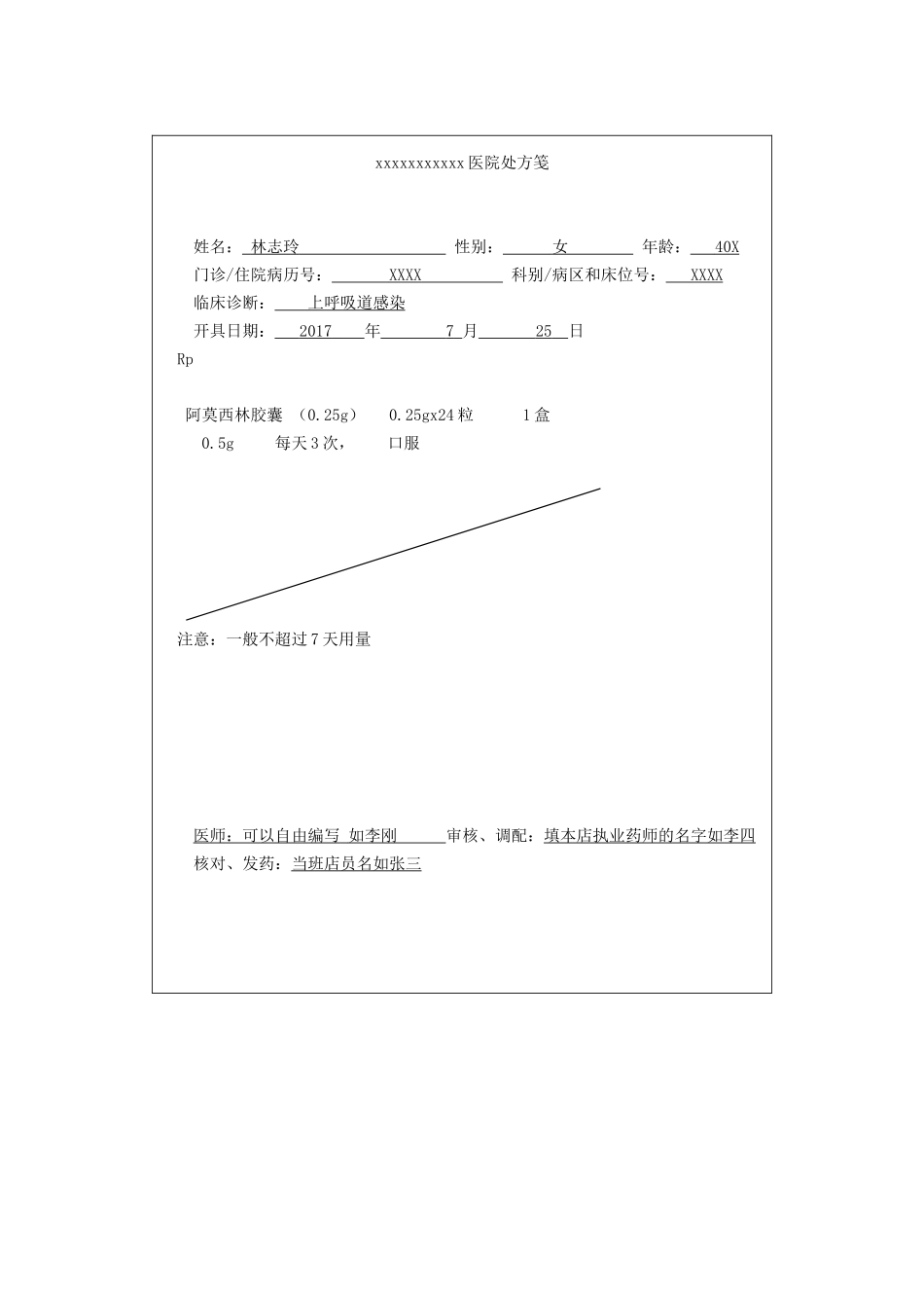 电子处方样本_第1页