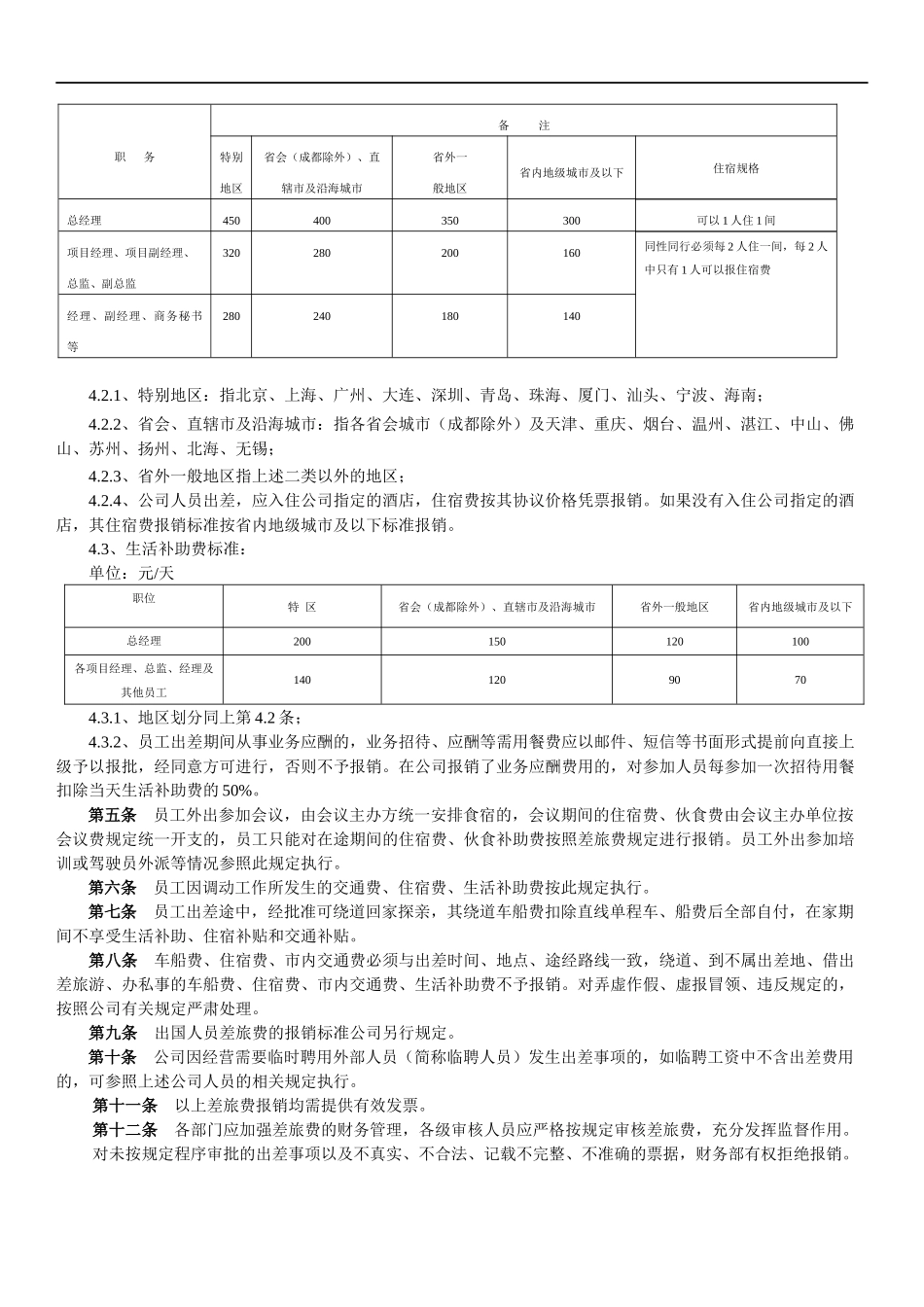 差旅费管理制度2014_第2页