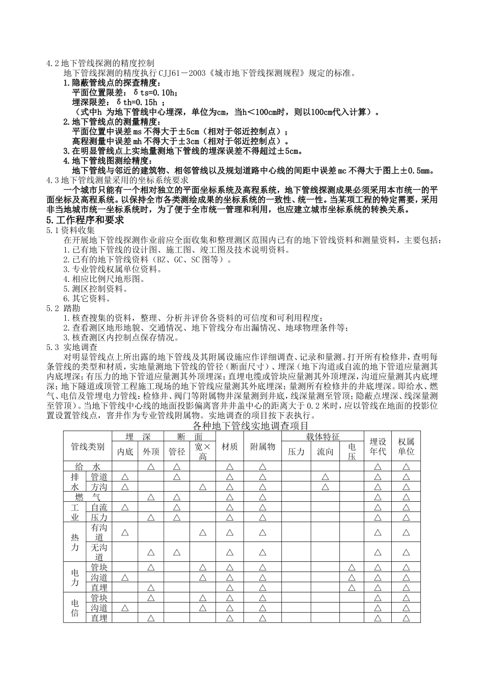 地下管线探测作业指导书_第2页