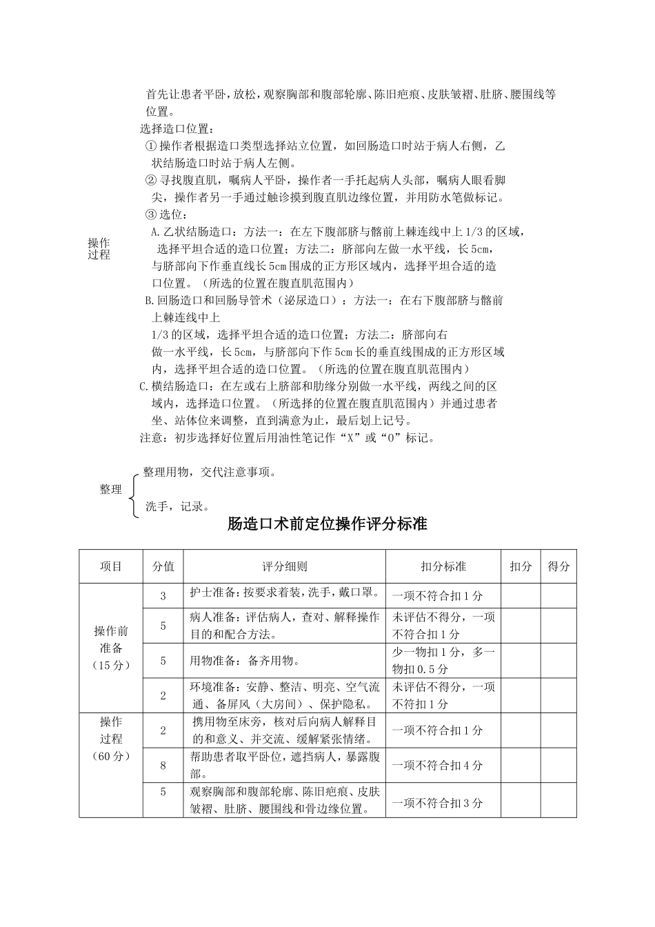 操作流程及评分最新标准_第3页