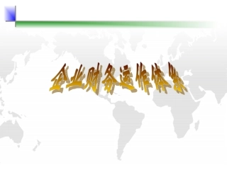 财务运作体系(非财务经理课程)