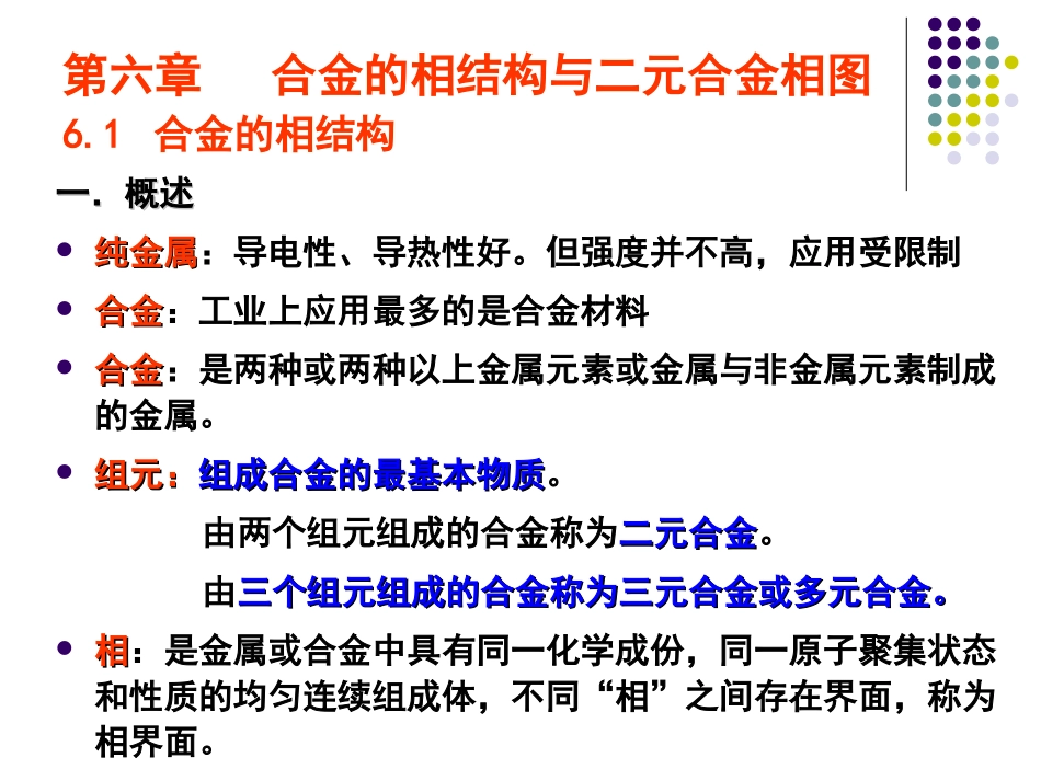 第六章 合金相结构和二元合金相图(新PPT)_第3页