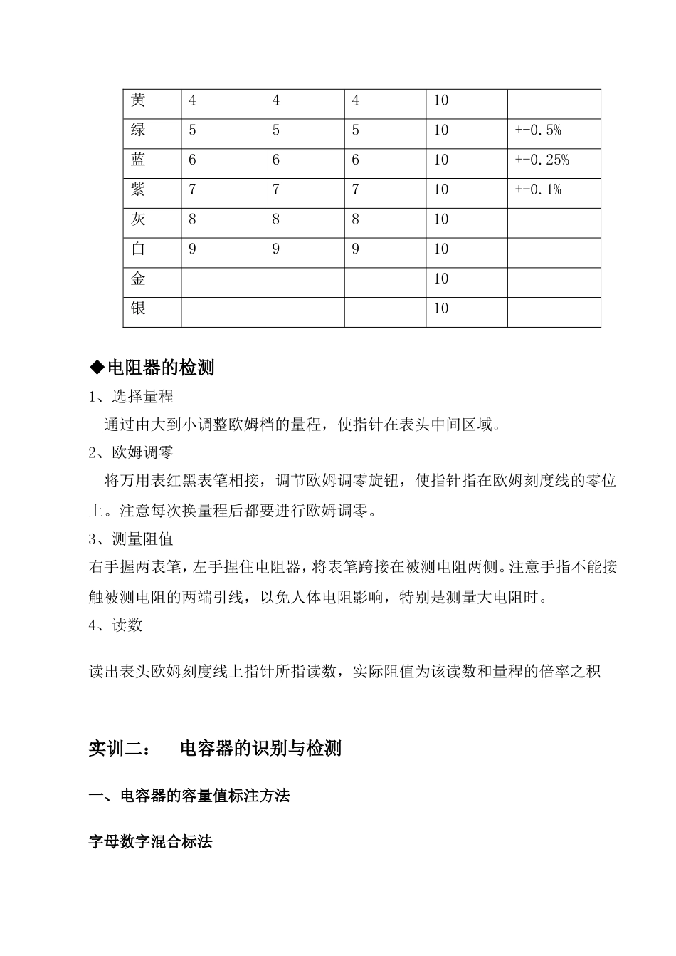 电子技能实习教案_第3页