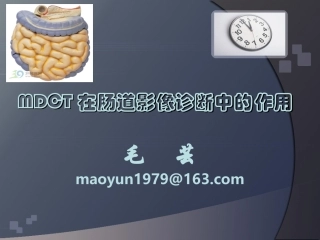 肠道疾病CT诊断