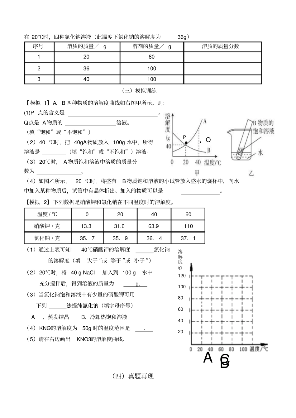 中考复习之溶液专题_第2页