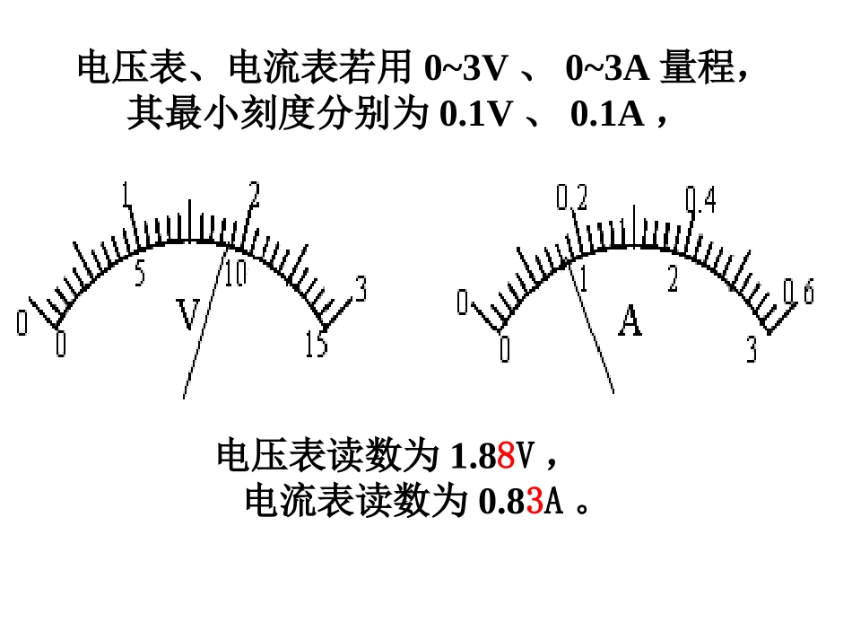 电压表电流表读数练习_第2页