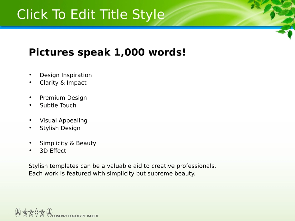 地球绿色PPT模板_第2页