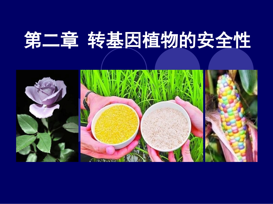 第二章 转基因植物的安全性_第1页