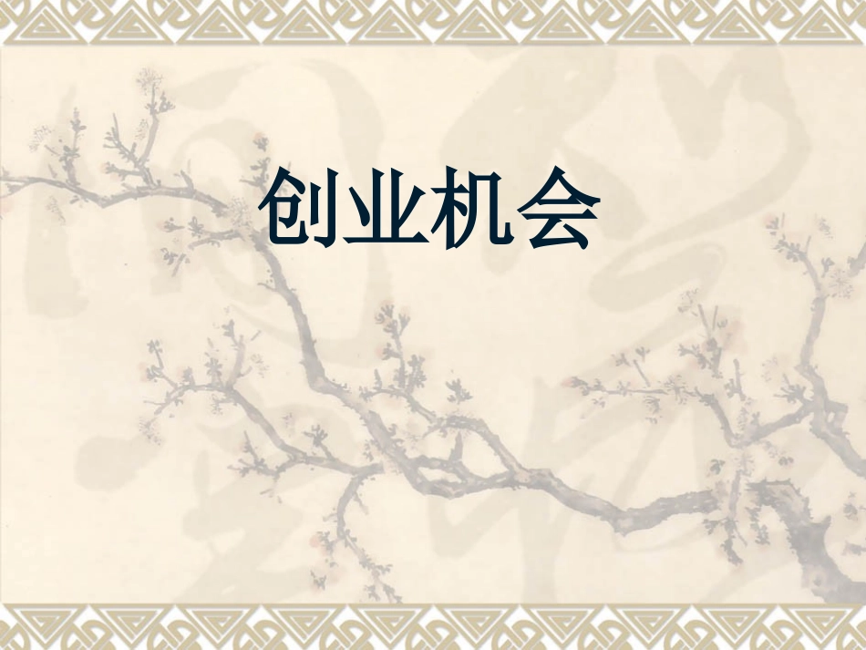 创业机会与创意_第1页