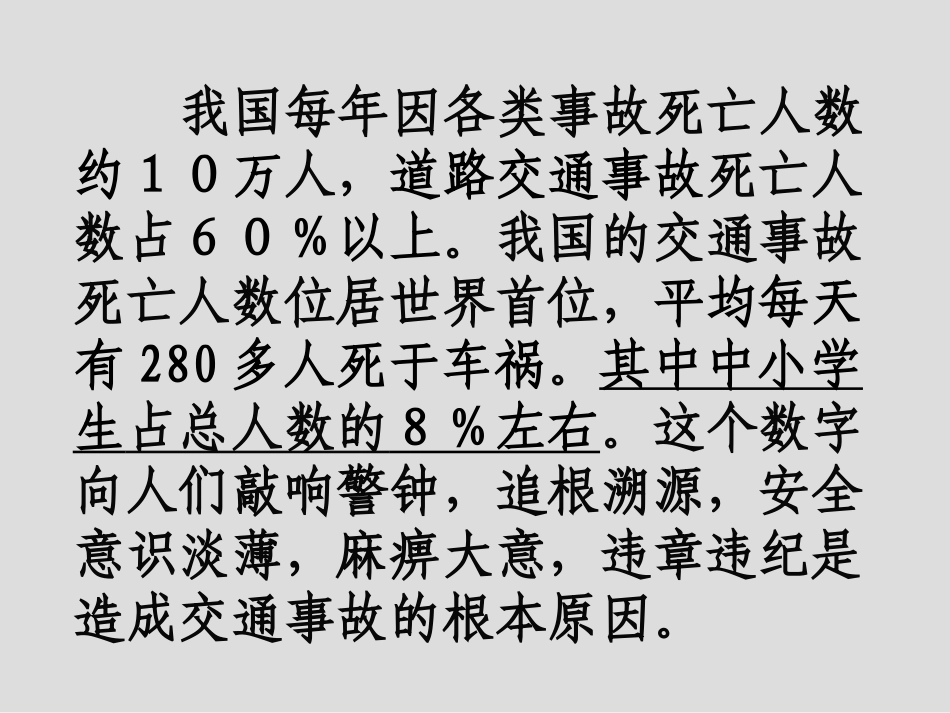 道路交通安全主题班会ppt_第3页