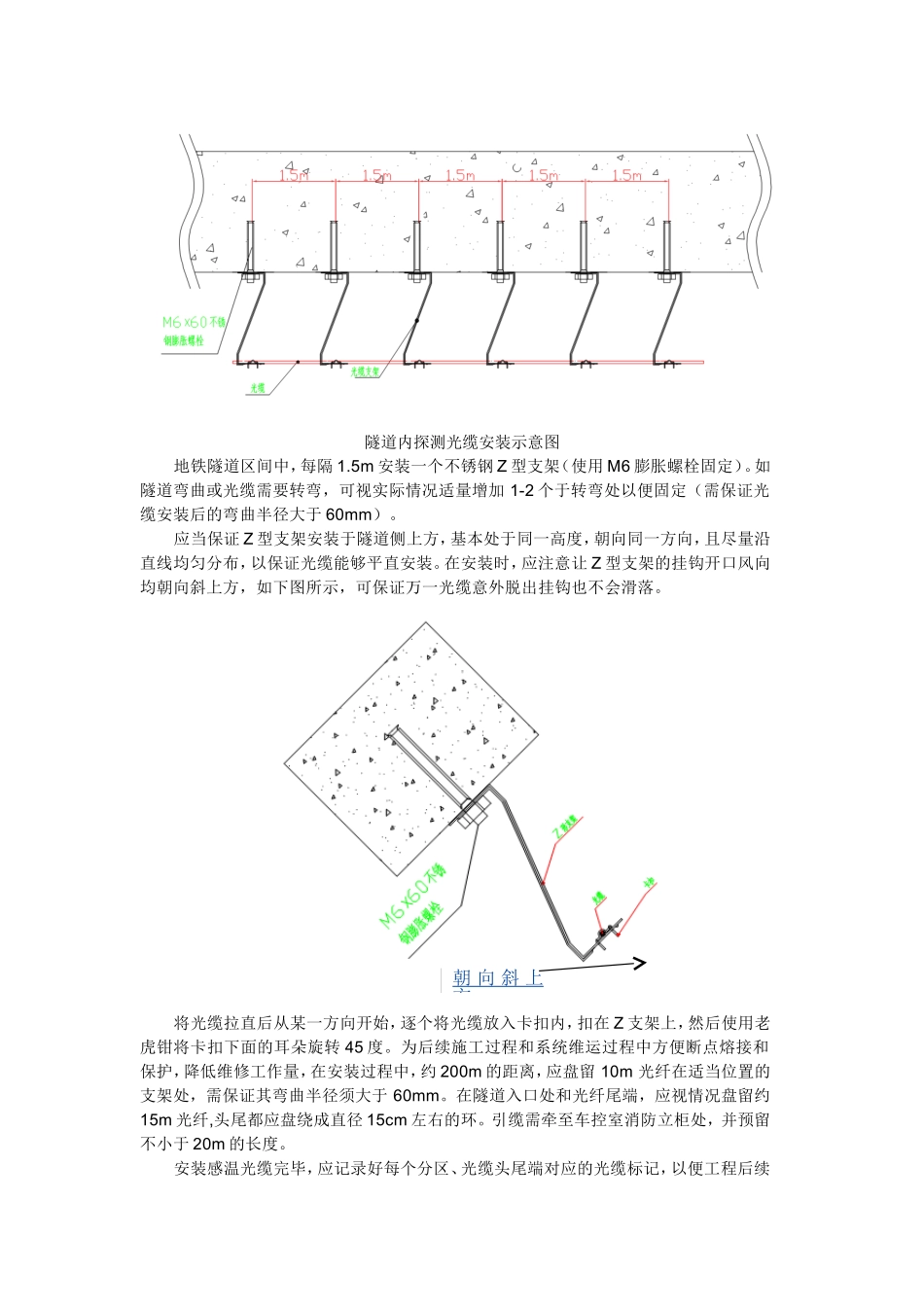 地铁感温光纤安装施工规范(Z型支架)_第2页