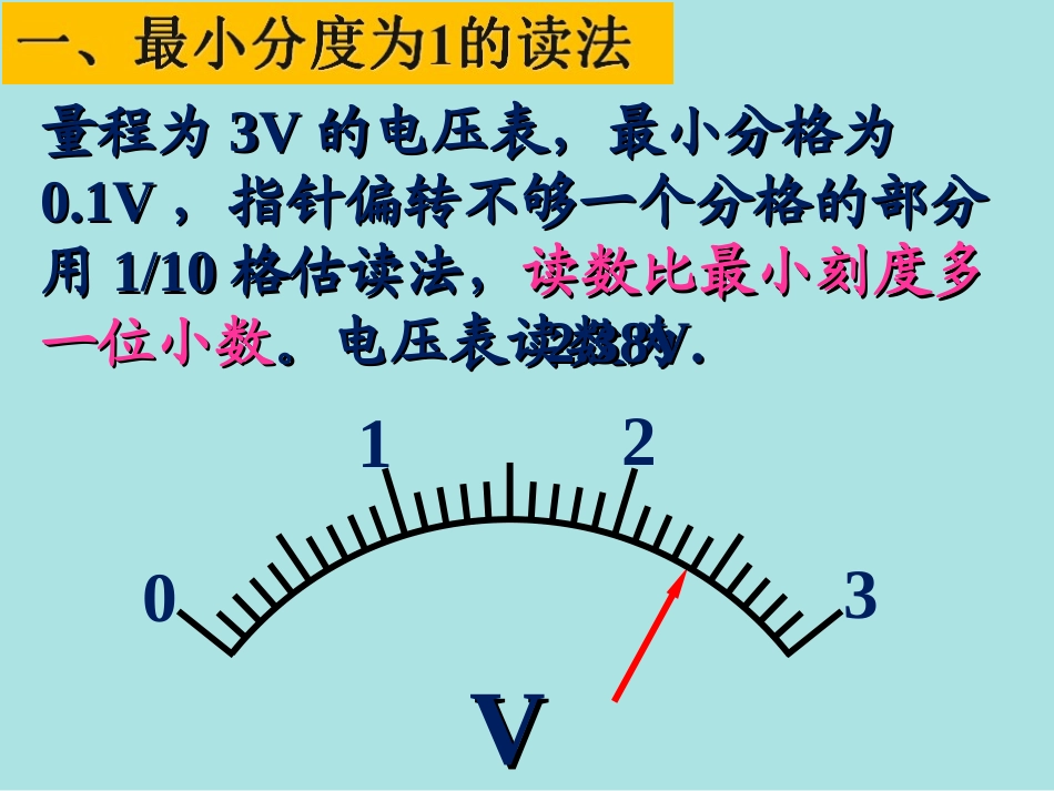电流表和电压表的读数方法加练习_第3页