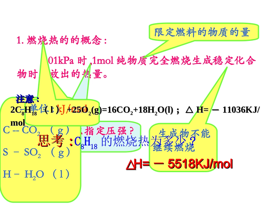 第二节-燃烧热-能源PPT_第2页