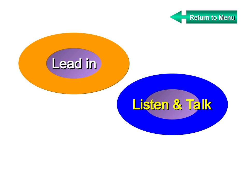 大学体验英语3 U2_Lead in_第1页