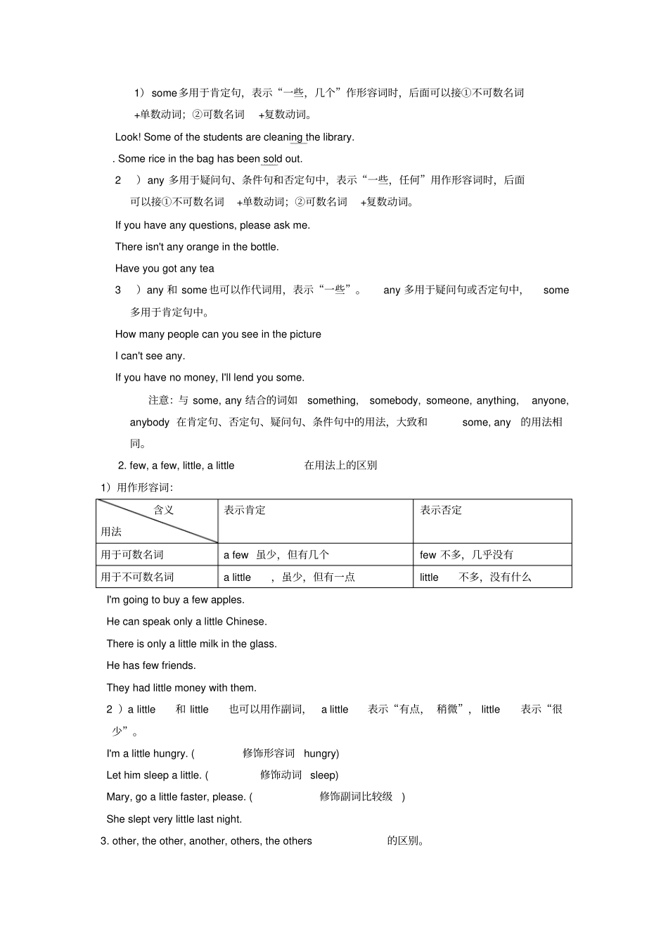 中考英语语法专题代词及习题_第3页