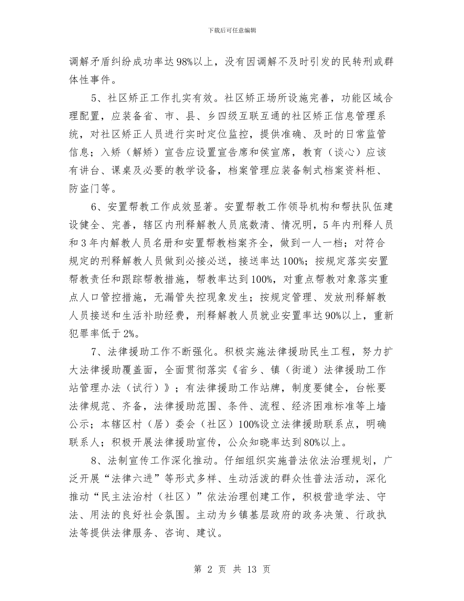 五好司法所创建意见与五好家庭事迹简介汇编_第2页