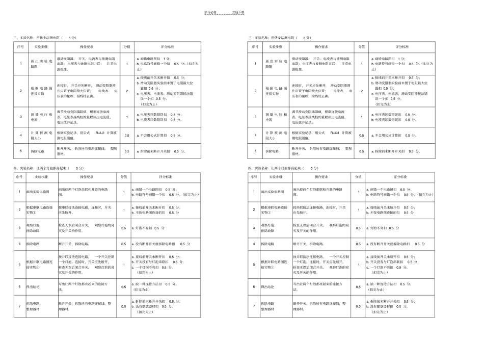 中考试验操作物理试题改_第2页