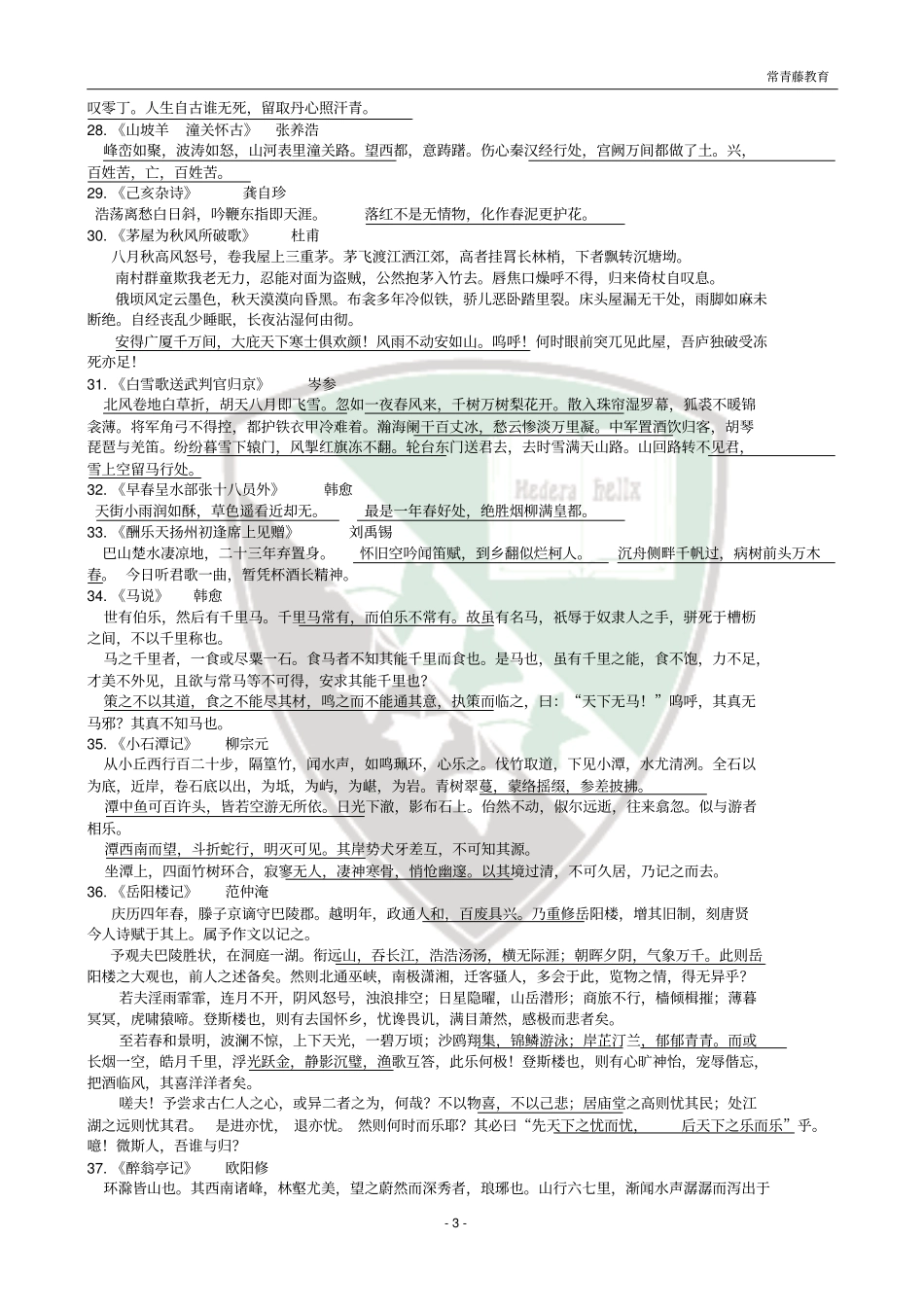 中考语文知识点总结剖析_第3页