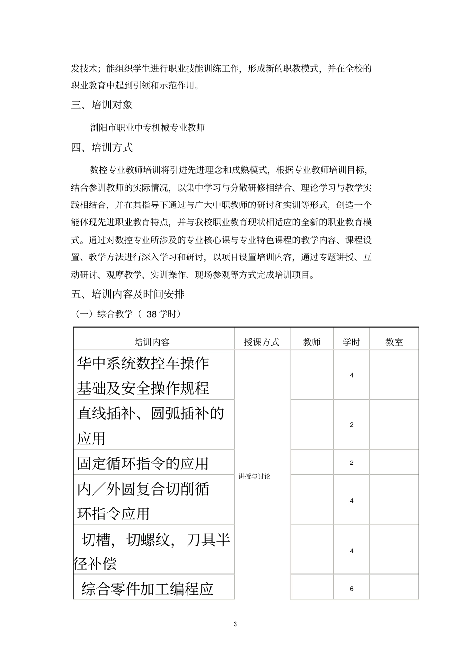 中职教师培训方案_第3页