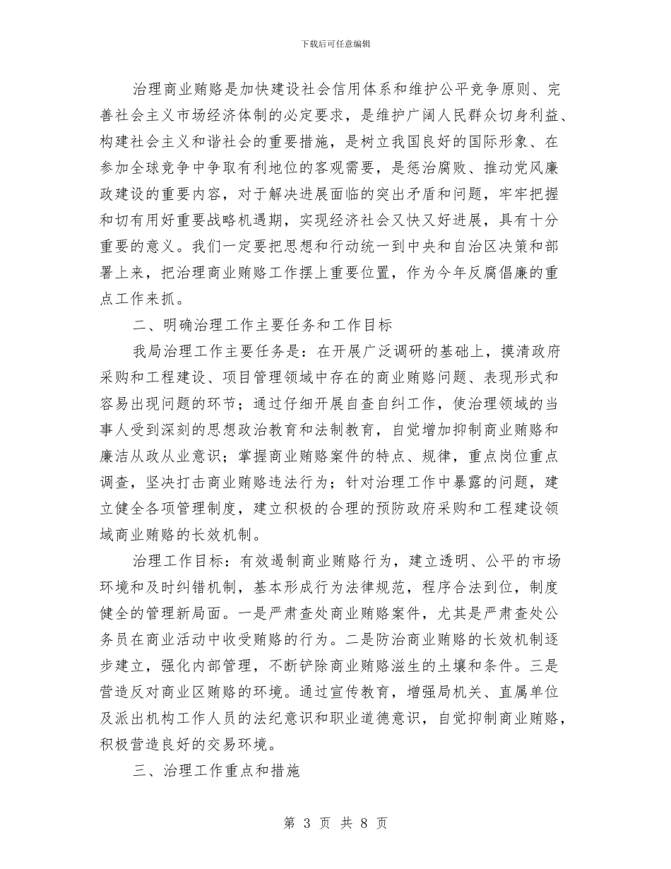 产业局治理商业贿赂会议上的讲话与产品展销会开幕式致辞汇编_第3页
