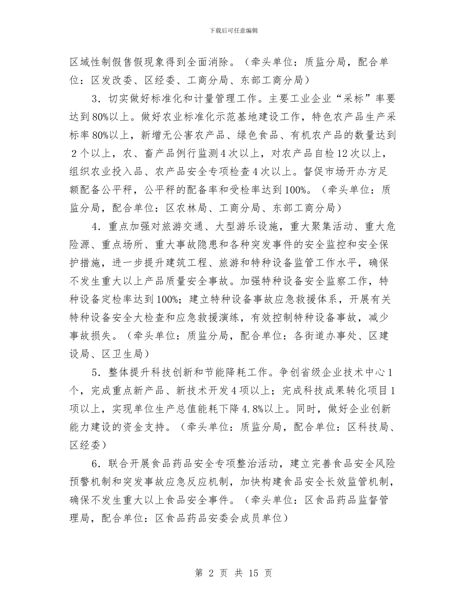 产品质量和食品药品安全工作要点与产学研合作大会发言稿汇编_第2页