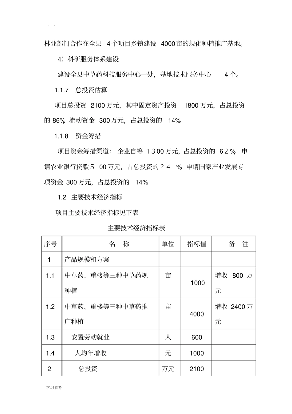 中草药种植项目可行性实施报告_第2页
