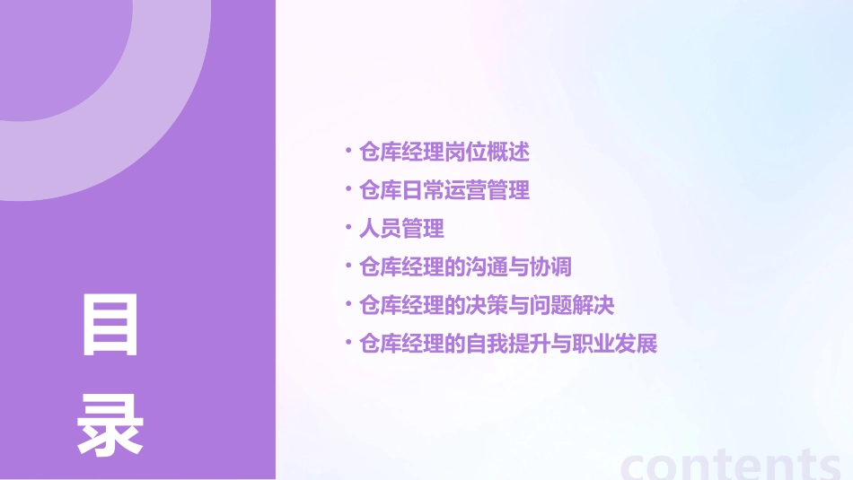 仓库经理岗位职责课件_第2页