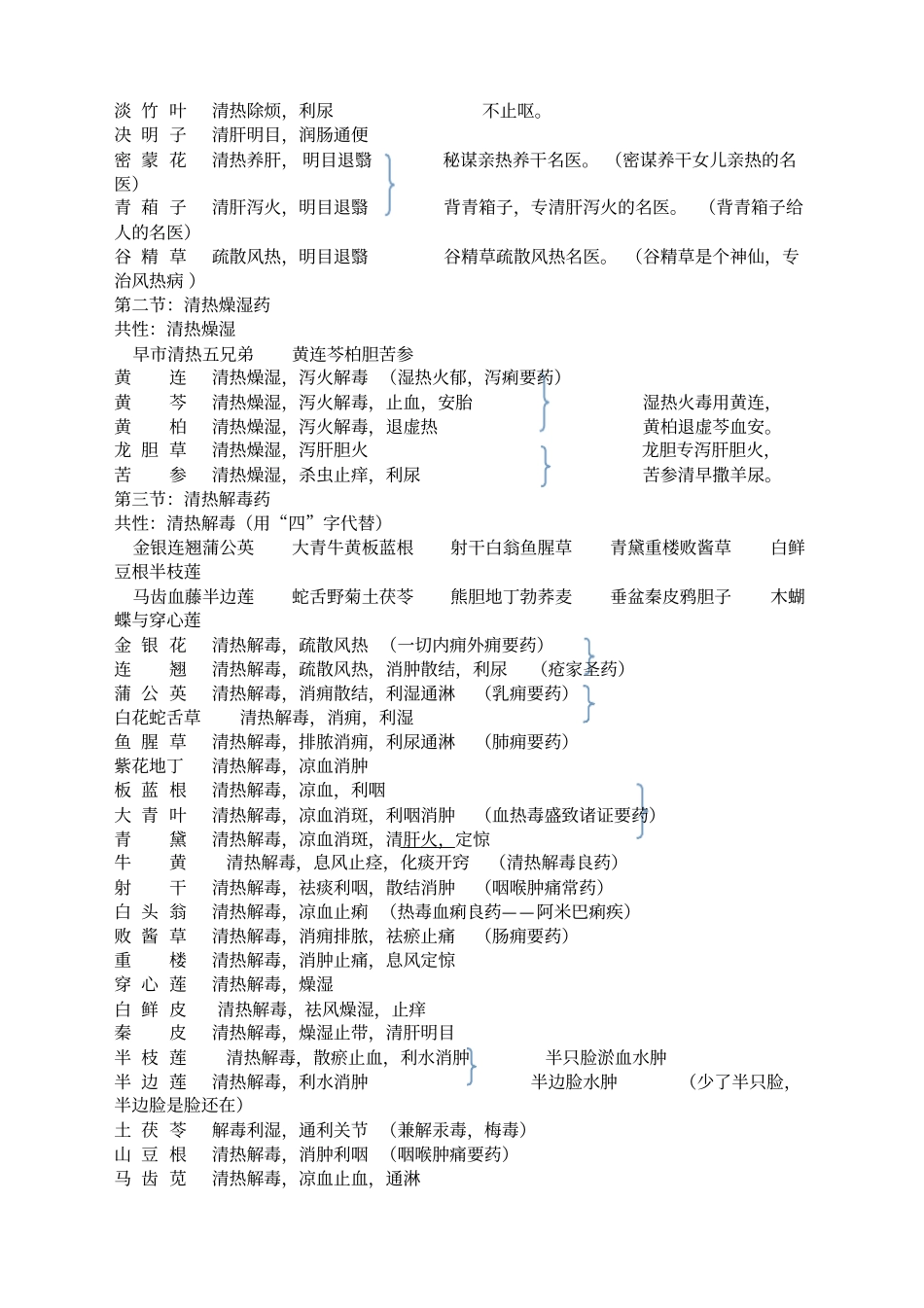 中药学专业知识二中药功效总结_第2页