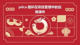 PDCA循环在项目管理中的应用课件