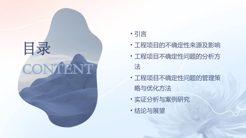 工程项目的不确定性问题的分析课件_第2页