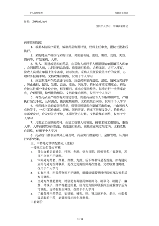 中药房规章制度12