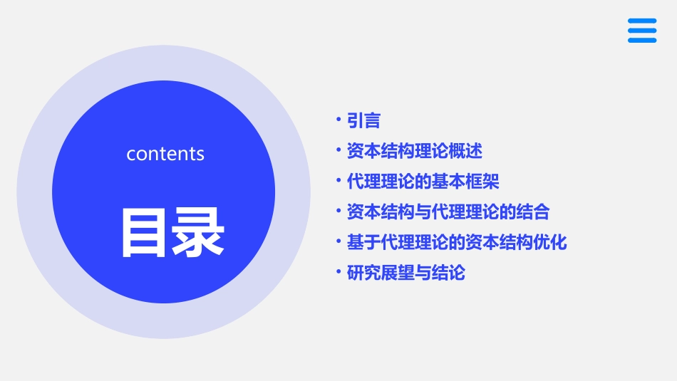 现代资本结构理代理理论课件_第2页