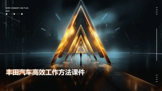 丰田汽车高效工作方法课件