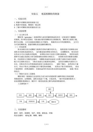 中药板蓝根颗粒的制备
