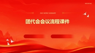 团代会会议流程课件