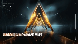 儿科心律失常的急救通用课件